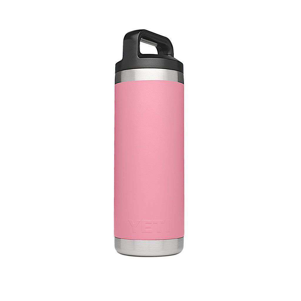 18 oz. Rambler Bottle in Pink by YETI - Country Club Prep