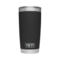 20 oz. DuraCoat Rambler Tumbler in Black by YETI - Country Club Prep