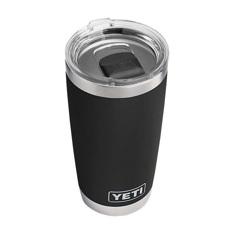 20 oz. DuraCoat Rambler Tumbler in Black with Magslider™ Lid by YETI - Country Club Prep