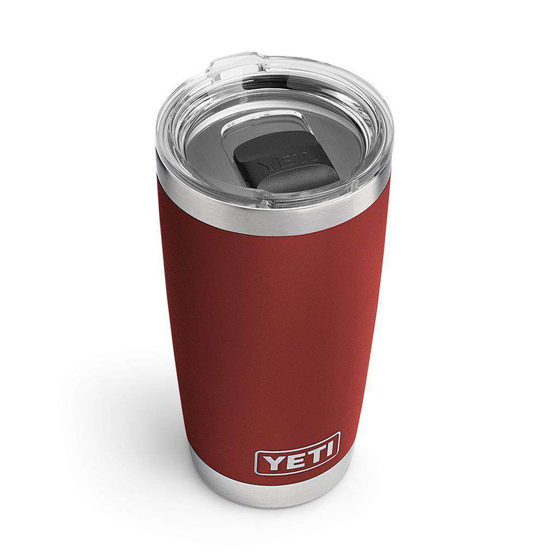 20 oz. DuraCoat Rambler Tumbler in Brick Red with Magslider™ Lid by YETI - Country Club Prep