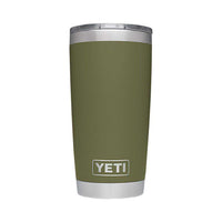 20 oz. DuraCoat Rambler Tumbler in Olive Green by YETI - Country Club Prep