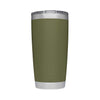 20 oz. DuraCoat Rambler Tumbler in Olive Green by YETI - Country Club Prep