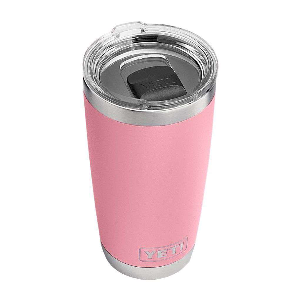 20 oz. DuraCoat Rambler Tumbler in Pink with Magslider™ Lid by YETI - Country Club Prep