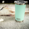 20 oz. DuraCoat Rambler Tumbler in Seafoam by YETI - Country Club Prep