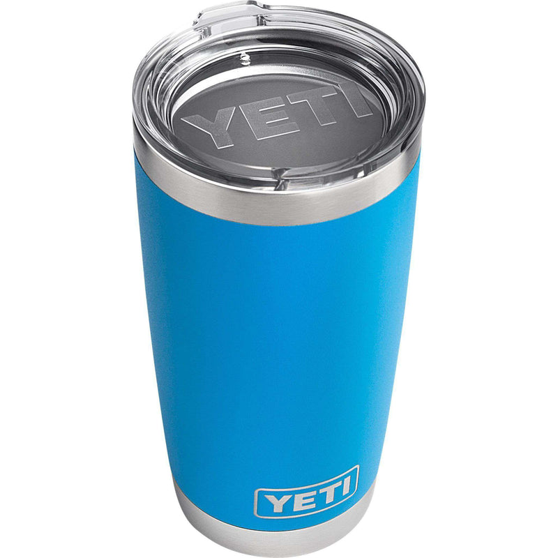 20 oz. DuraCoat Rambler Tumbler in Tahoe Blue by YETI - Country Club Prep