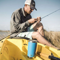 20 oz. DuraCoat Rambler Tumbler in Tahoe Blue by YETI - Country Club Prep