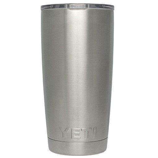 20 oz. Rambler Tumbler in Stainless Steel by YETI - Country Club Prep