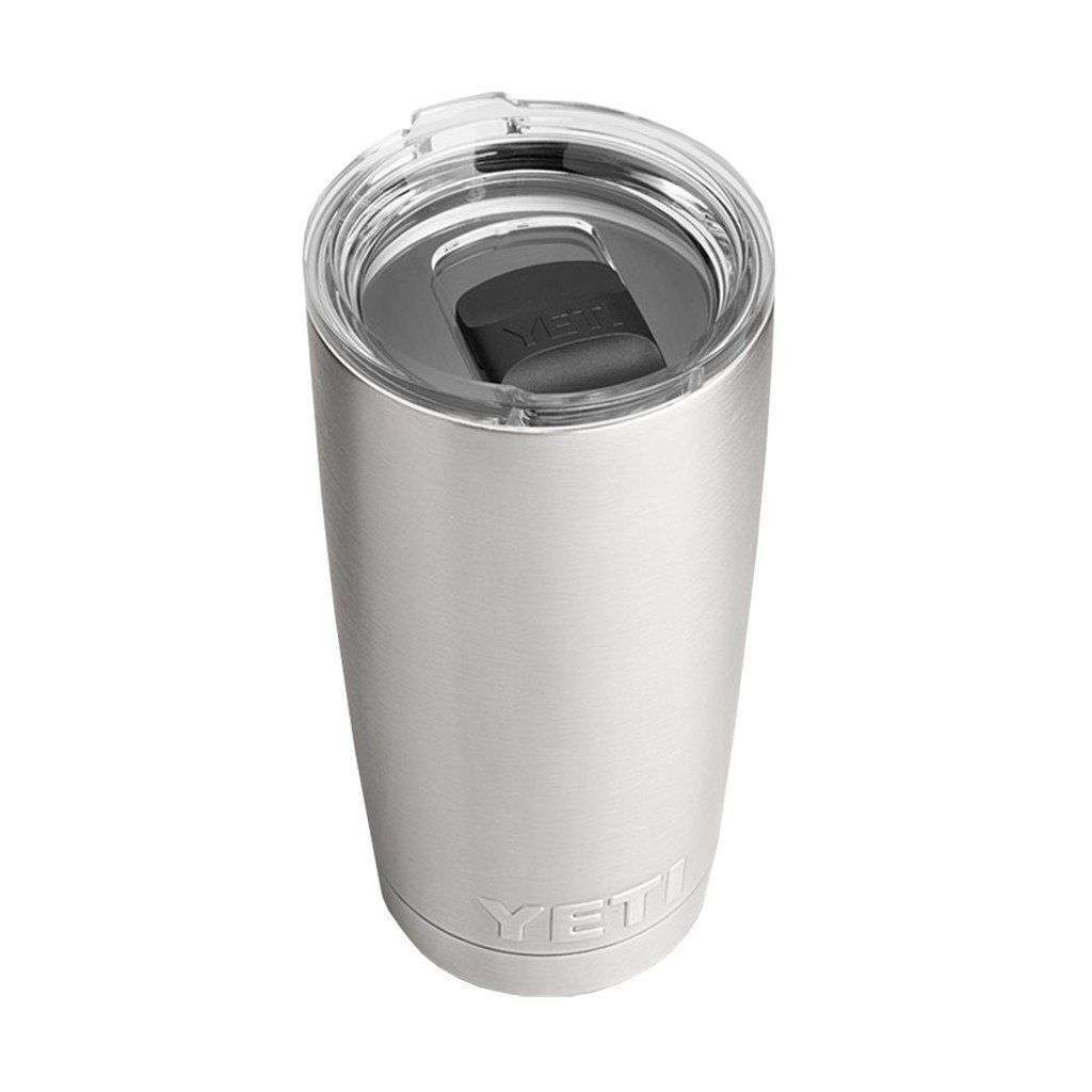 20 oz. Rambler Tumbler in Stainless Steel with Magslider™ Lid by YETI - Country Club Prep