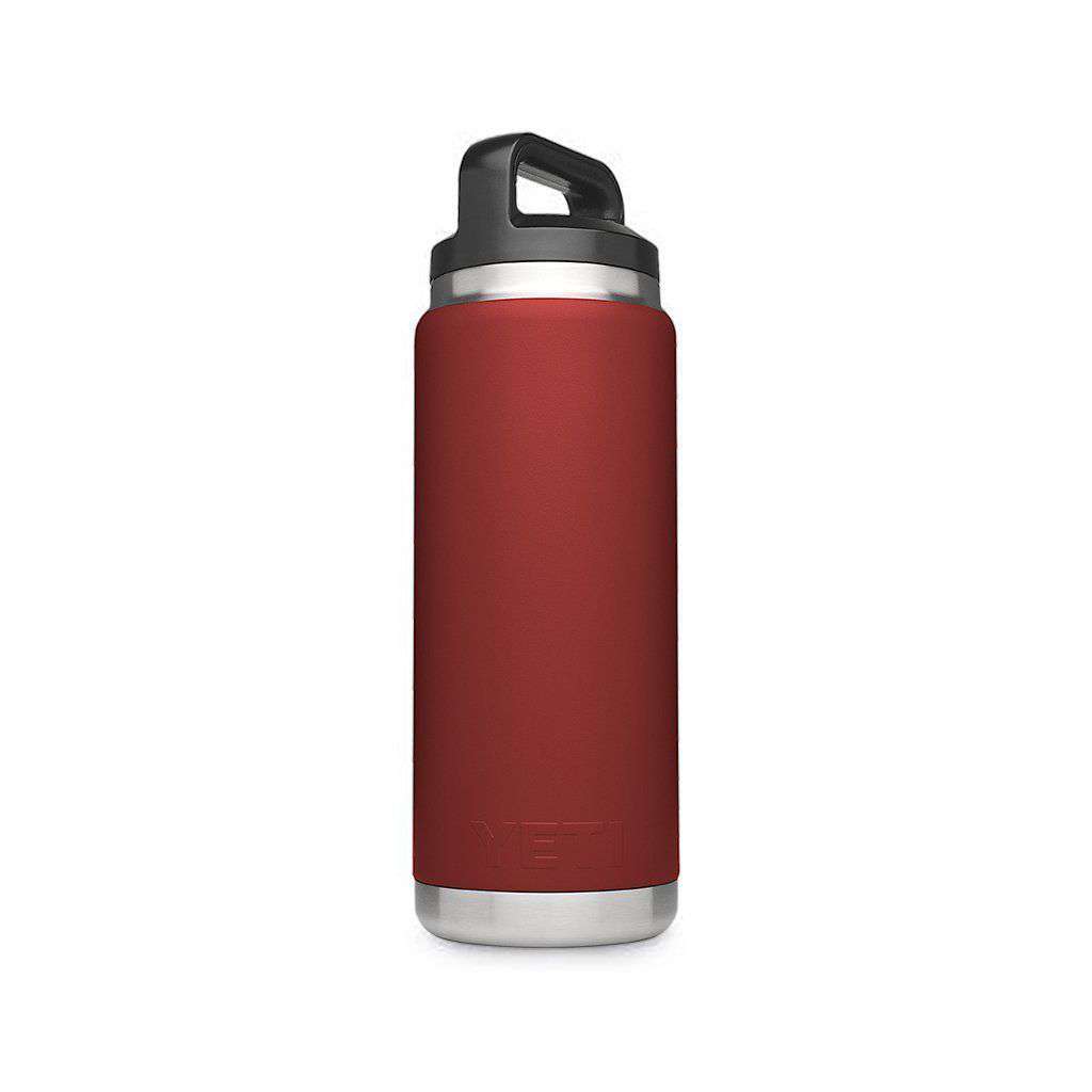 YETI Rambler Bottle 26 oz レッド YETI 26 oz. Rambler Bottle in Brick Red – Country Club Prep