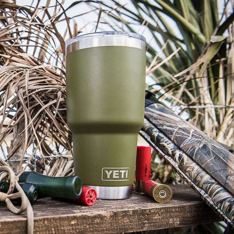 Yeti HIGHLANDS Olive Green Rambler 30 Oz Tumbler RARE for sale online
