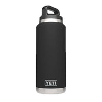 36 oz. Rambler Bottle in Black by YETI - Country Club Prep