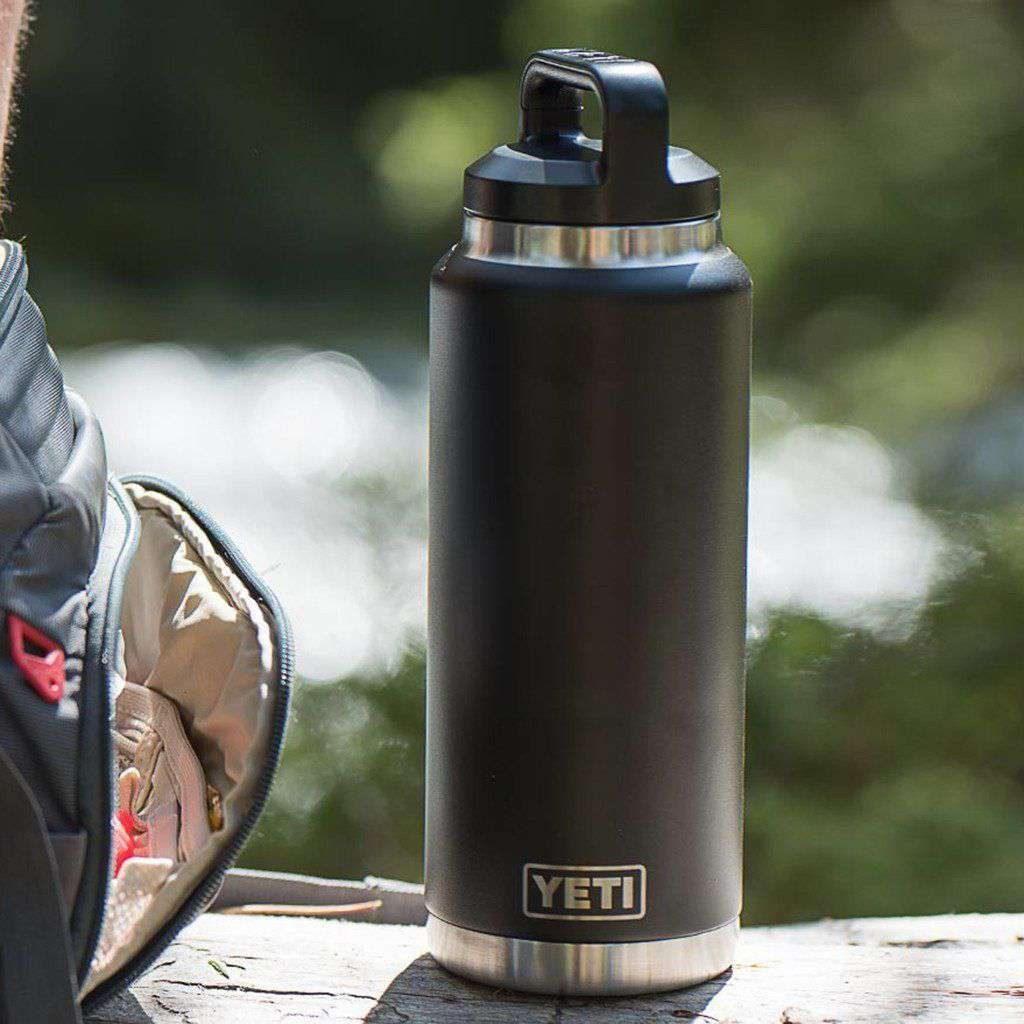 YETI 36 oz. Rambler Bottle in Black – Country Club Prep