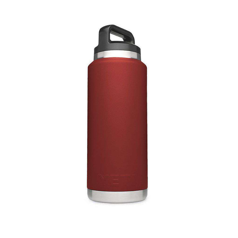 36 oz. Rambler Bottle in Brick Red by YETI - Country Club Prep