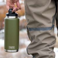 36 oz. Rambler Bottle in Olive Green by YETI - Country Club Prep