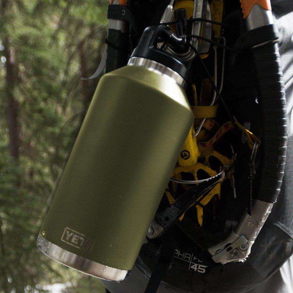 64 oz. Rambler Bottle in Olive Green by YETI - Country Club Prep