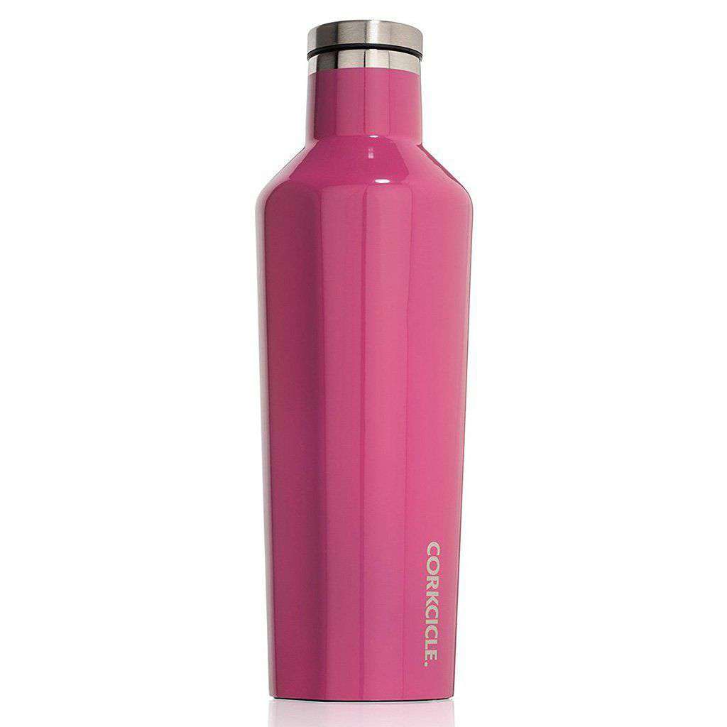 Classic 16 Oz. Canteen in Gloss Pink by Corkcicle - Country Club Prep