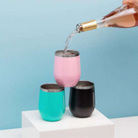 Classic Stemless Wine Tumbler in Rose Quartz by Corkcicle - Country Club Prep