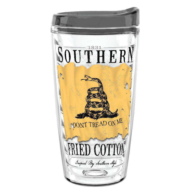 Don't Tread on Me 16oz Tumbler by Southern Fried Cotton - Country Club Prep
