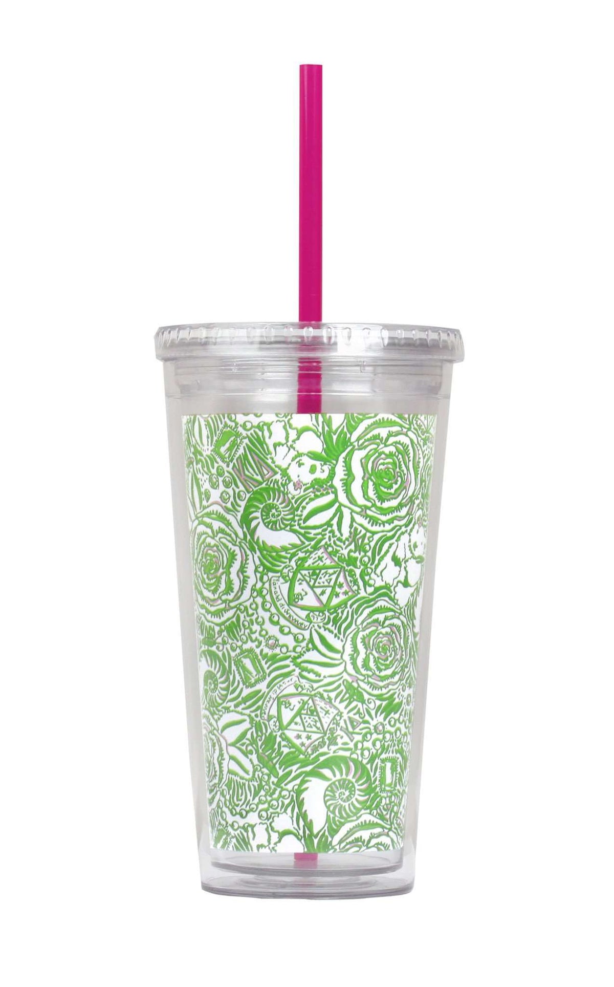 Kappa Delta Tumbler with Straw by Lilly Pulitzer - Country Club Prep