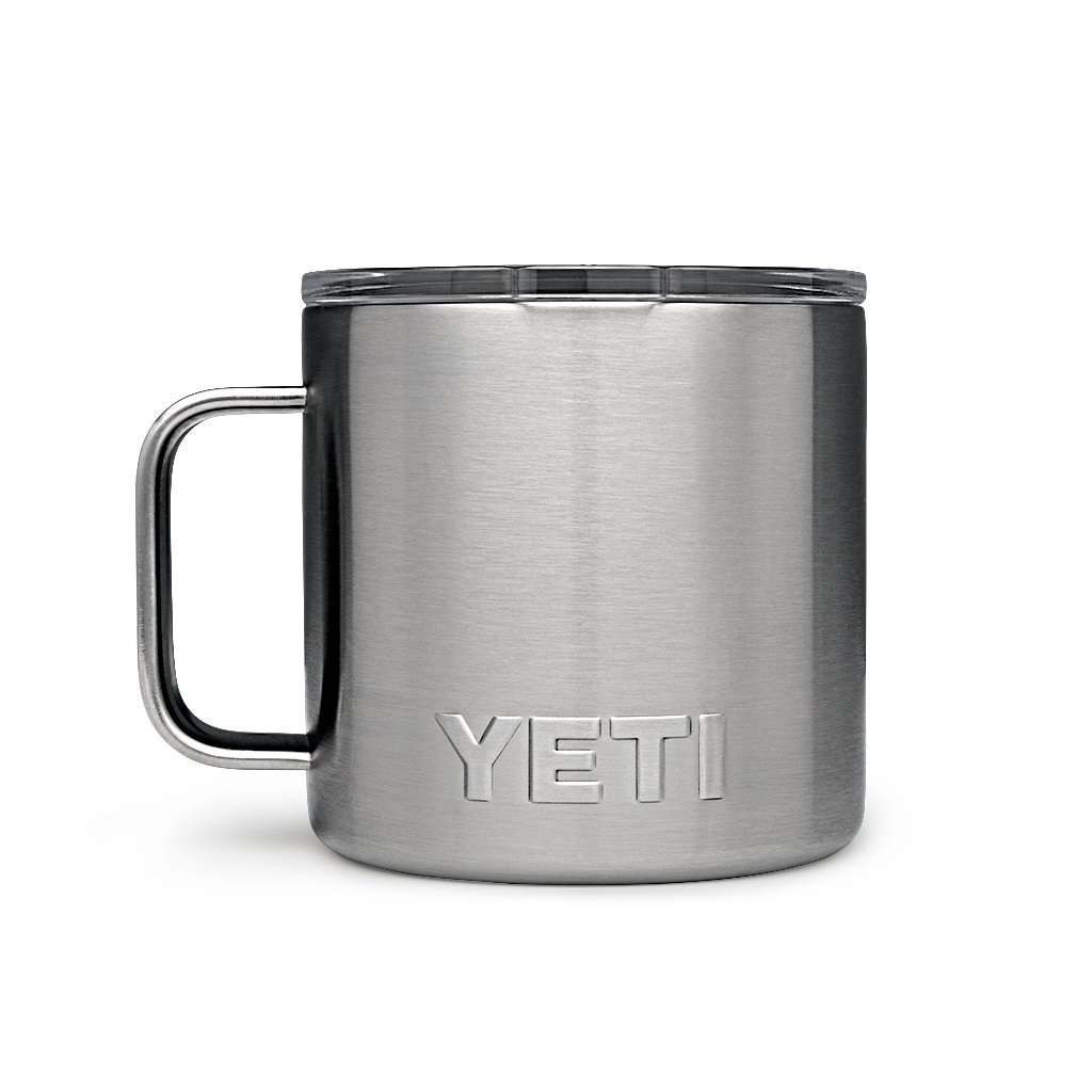 Rambler 14oz. Mug in Stainless Steel by YETI - Country Club Prep