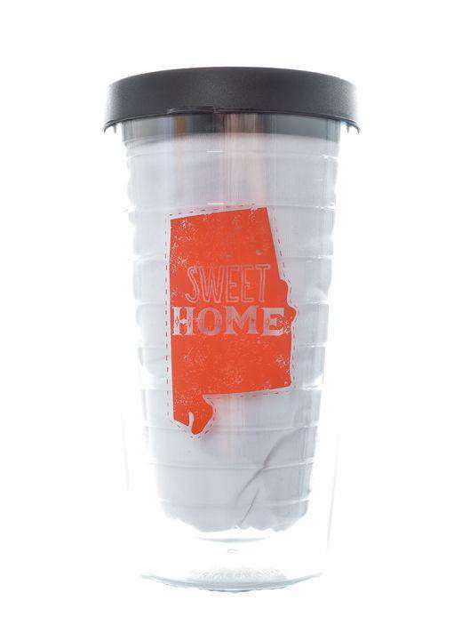 Sweet Home Alabama Tumbler in Black and Coral by Judith March - Country Club Prep