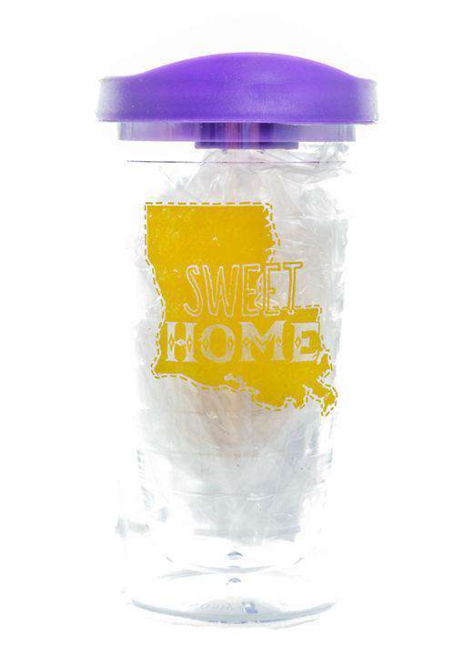 Sweet Home Louisiana Tumbler in Purple and Gold by Judith March - Country Club Prep