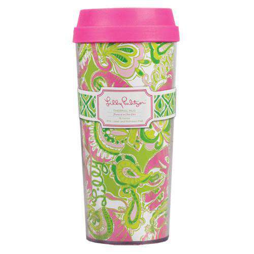Thermal Mug in Chin Chin by Lilly Pulitzer - Country Club Prep