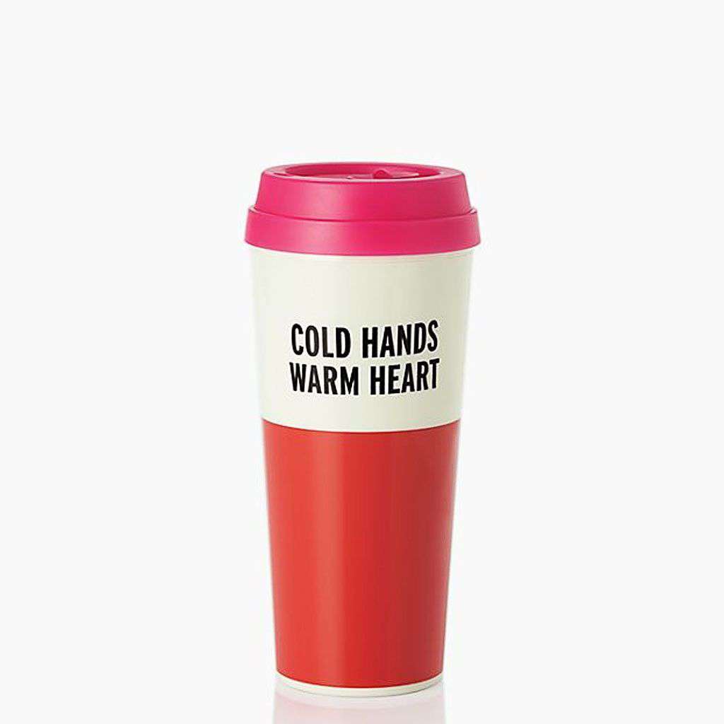 Thermal Mug in Cold Hands Warm Hearts by Kate Spade New York - Country Club Prep