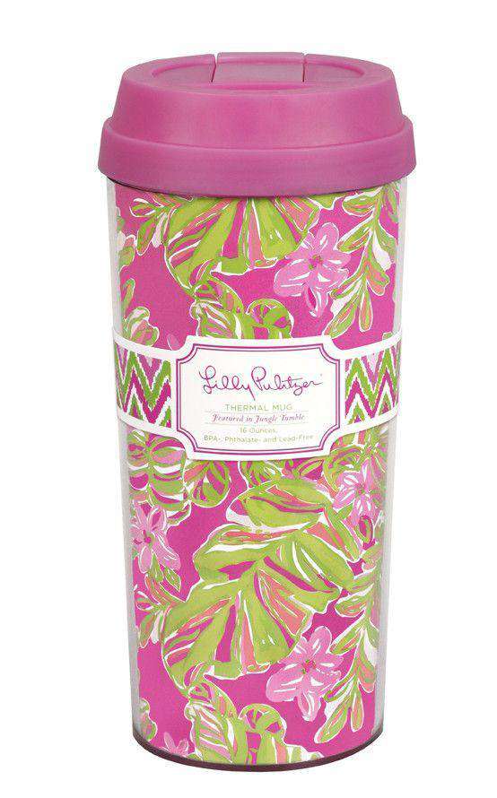 Thermal Mug in Jungle Tumble by Lilly Pulitzer - Country Club Prep