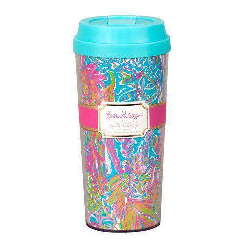 Thermal Mug in Scuba to Cuba by Lilly Pulitzer - Country Club Prep