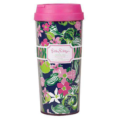 Thermal Mug in Tiger Lilly by Lilly Pulitzer - Country Club Prep