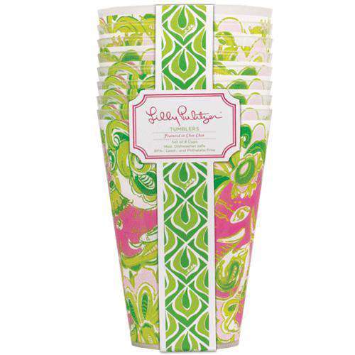 To-Go Tumbler Set in Chin Chin by Lilly Pulitzer - Country Club Prep