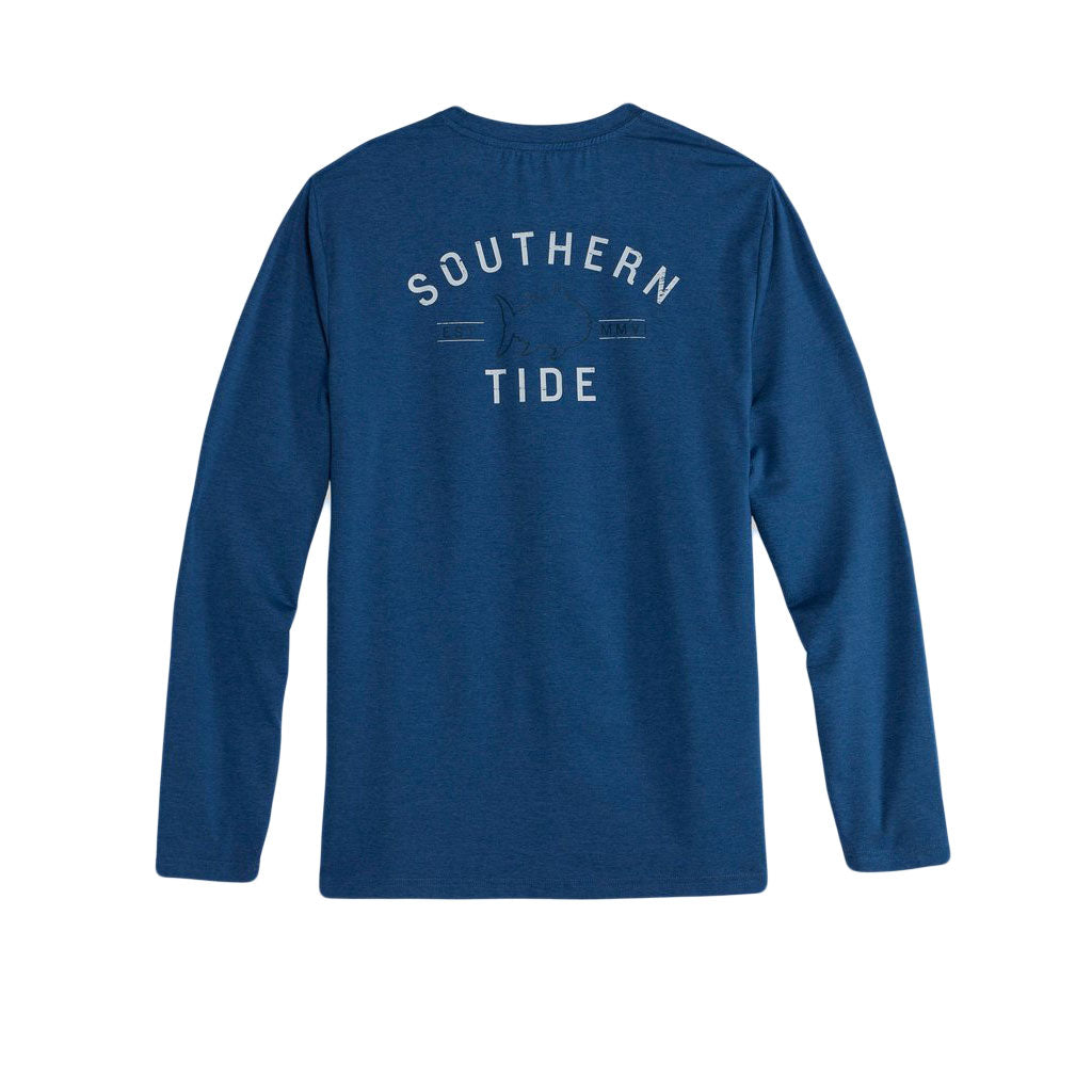 Curved ST Performance Long Sleeve Tee Shirt by Southern Tide - Country Club Prep