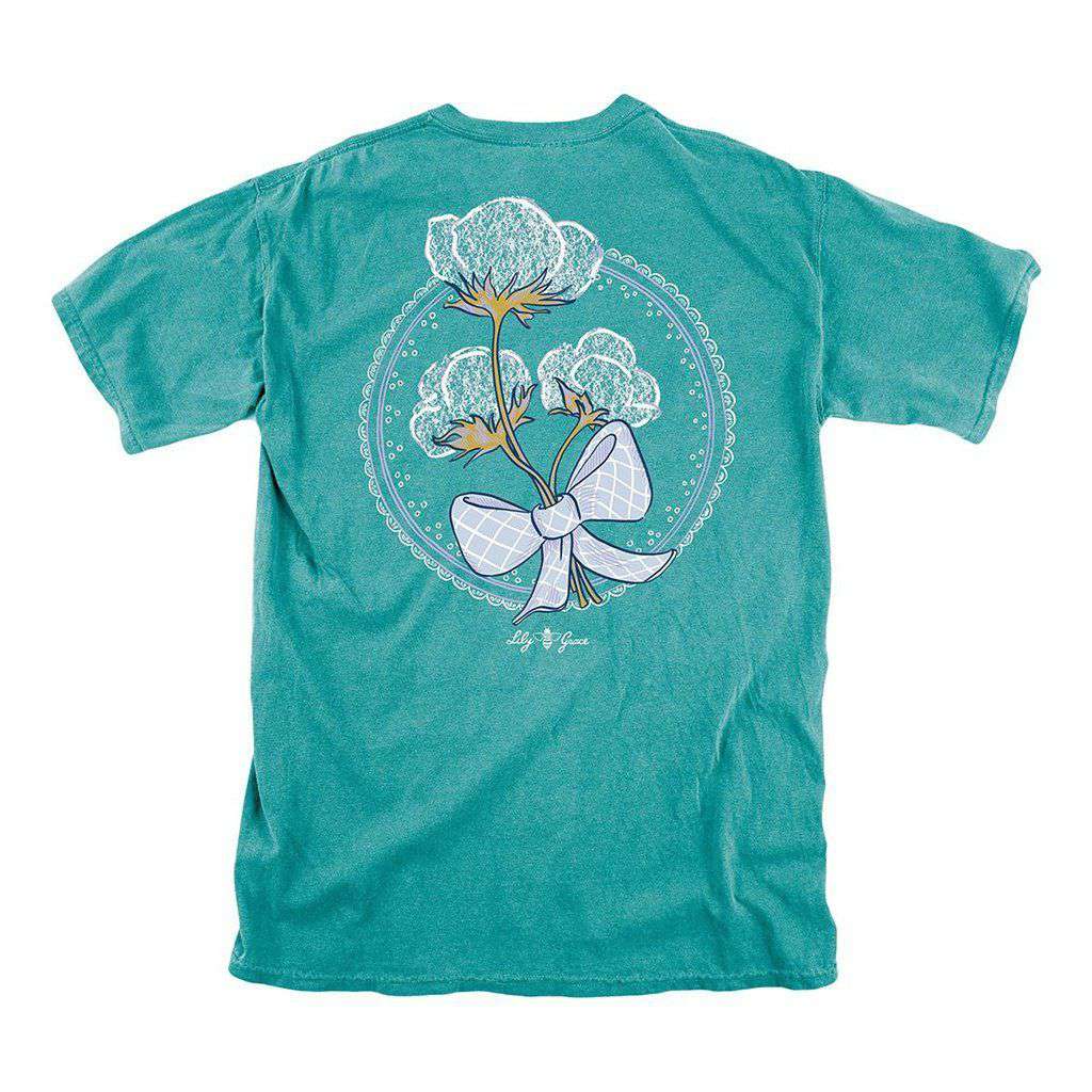 Cotton Tee in Seafoam by Lily Grace - Country Club Prep