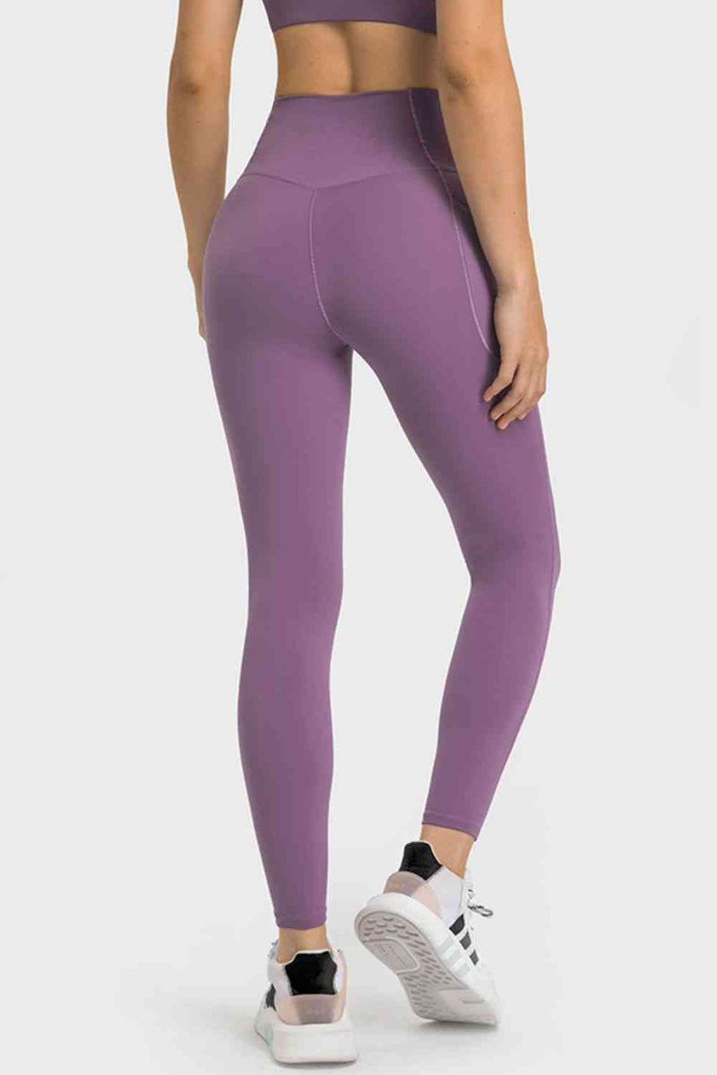 V-Waist Yoga Leggings with Pockets - Country Club Prep