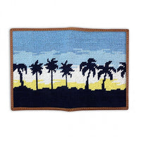 Oasis Needlepoint Passport Case by Smathers & Branson - Country Club Prep