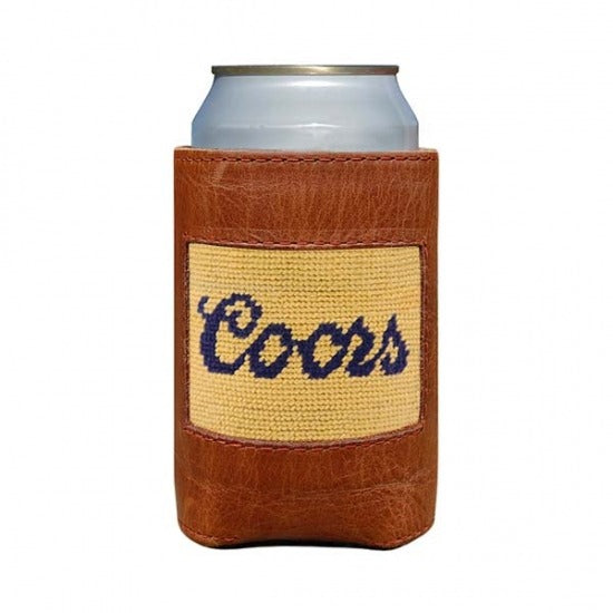 Coors Needlepoint Can Cooler by Smathers & Branson - Country Club Prep