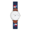 Texas Flag Needlepoint Watch by Smathers & Branson - Country Club Prep