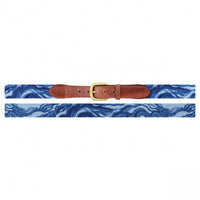 Riptide Needlepoint Belt by Smathers & Branson - Country Club Prep