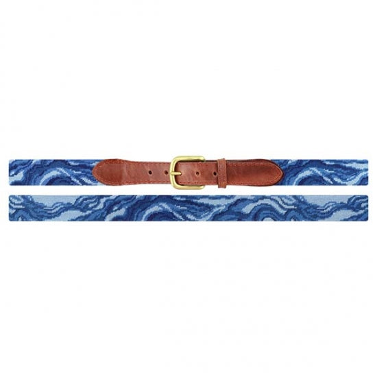 Riptide Needlepoint Belt by Smathers & Branson - Country Club Prep