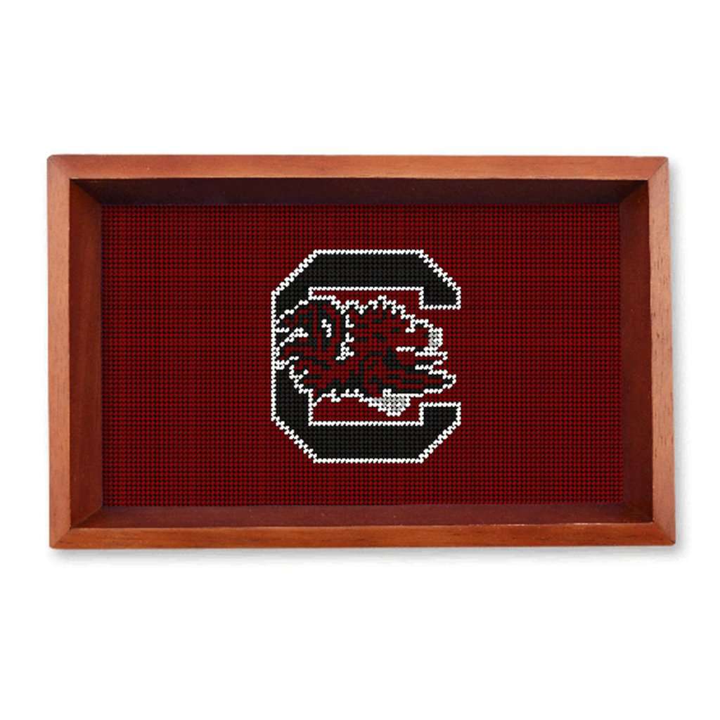 South Carolina Needlepoint Valet Tray by Smathers & Branson - Country Club Prep