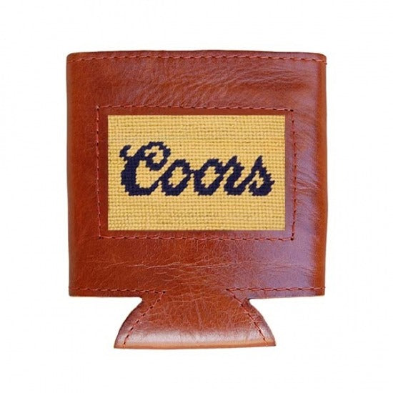 Coors Needlepoint Can Cooler by Smathers & Branson - Country Club Prep