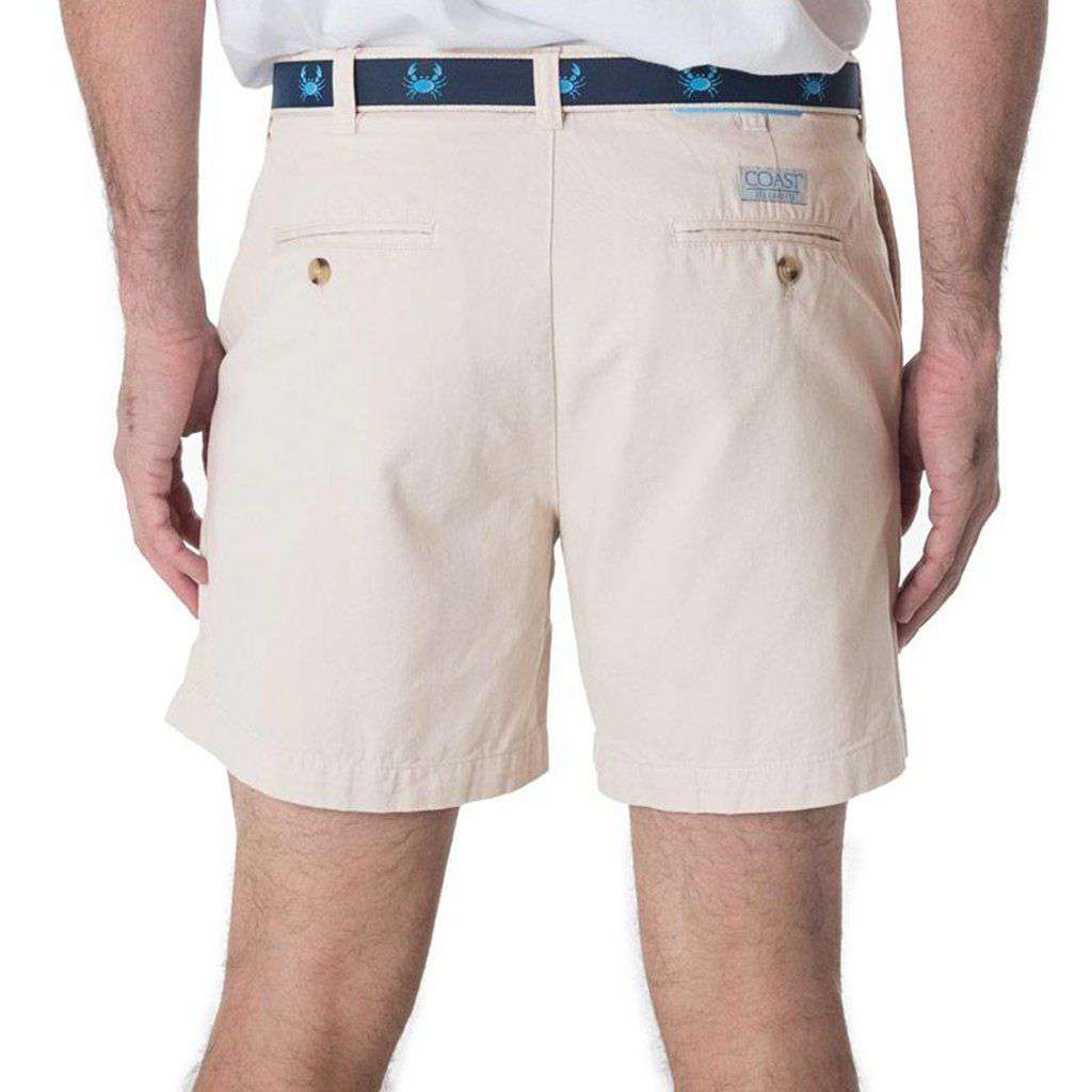 Deck Shorts 6.5" in Stone by Coast - Country Club Prep