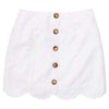 Dessie Skirt in White by Southern Proper - Country Club Prep