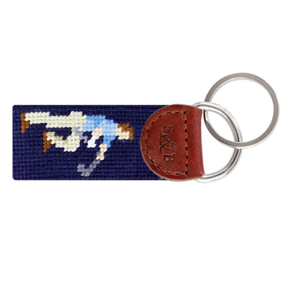 Mulligan Needlepoint Key Fob by Smathers & Branson - Country Club Prep