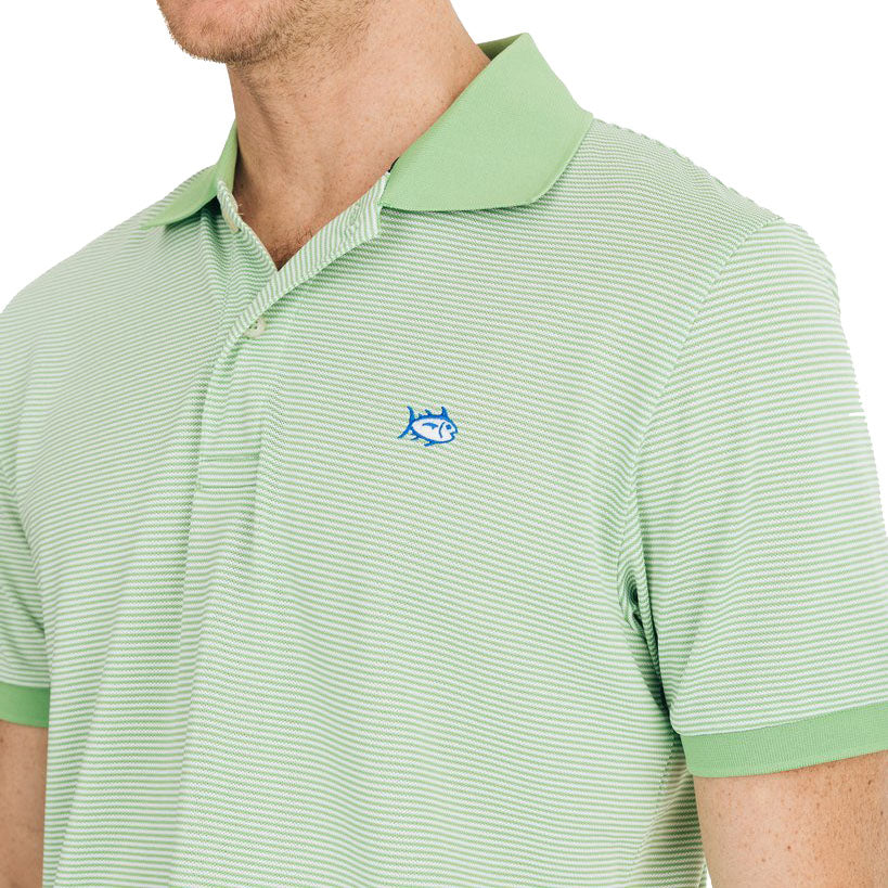 Jack Dinghy Striped Performance Pique Polo Shirt by Southern Tide - Country Club Prep