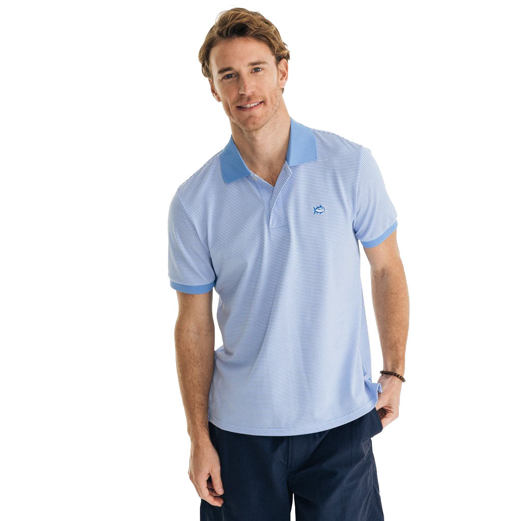 Jack Dinghy Striped Performance Pique Polo Shirt by Southern Tide - Country Club Prep