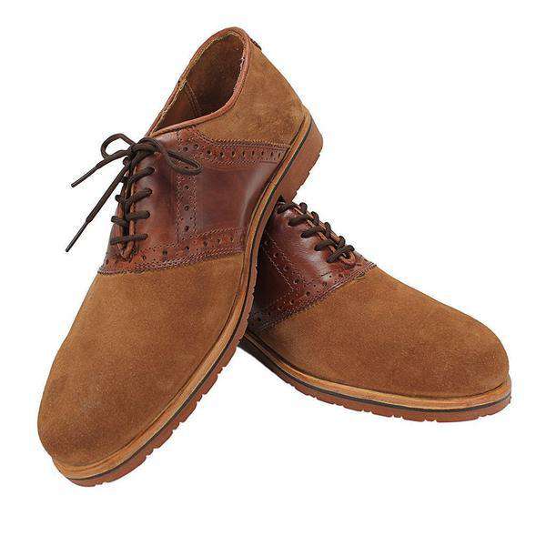 Men's Saddle Up Shoes in Dirty Buck Suede and Briar by Country Club Prep - Country Club Prep