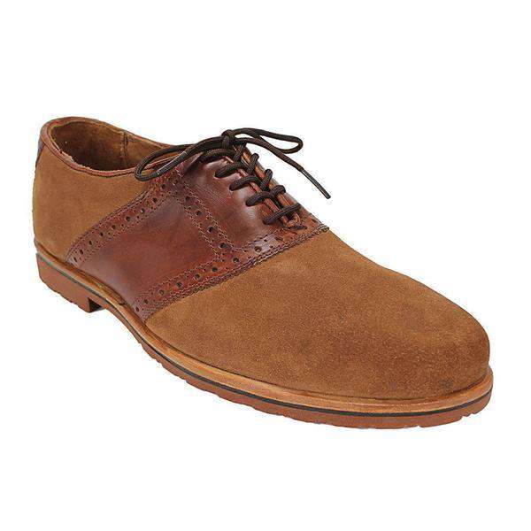 Men's Saddle Up Shoes in Dirty Buck Suede and Briar by Country Club Prep - Country Club Prep