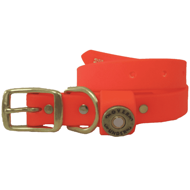 "The Water Dog" DuraHide Collar in Blaze Orange by Over Under Clothing - Country Club Prep